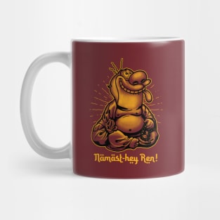 NAMAST-HEY REN and STIMPY Mug